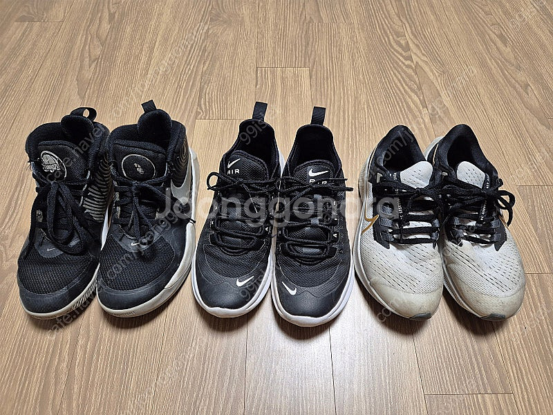 나이키 운동화 3켤레 일괄(230)--1