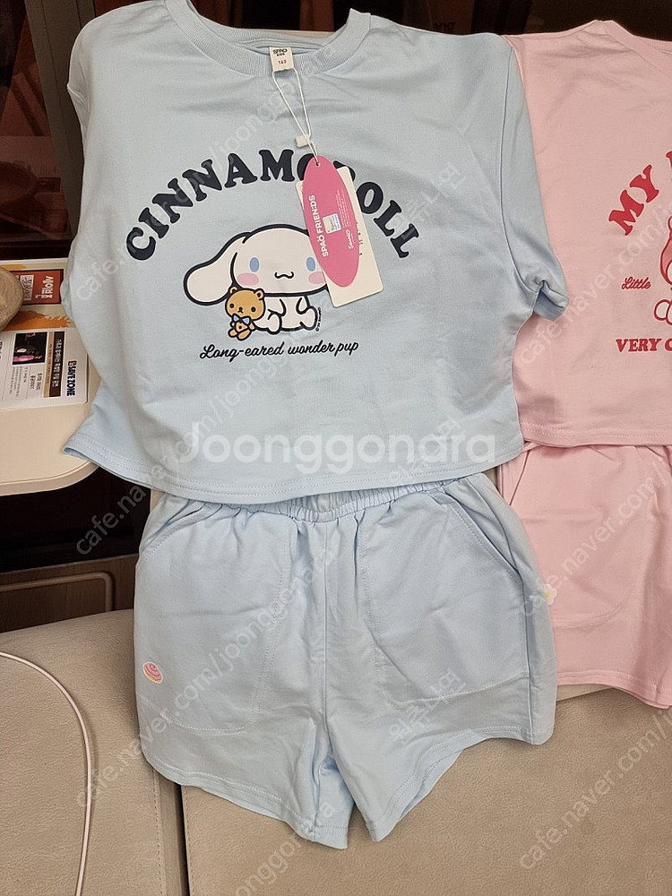 스파오 산리오 마멜, 시나모롤 / 잠옷, 상하복 140--0