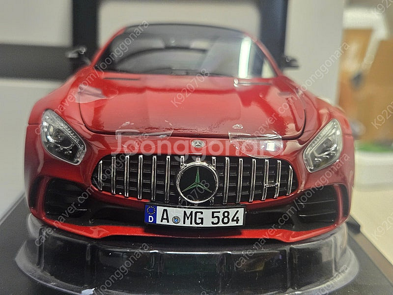 1:18 1/18 노레브 벤츠 AMG GTR 레드 다이...--0