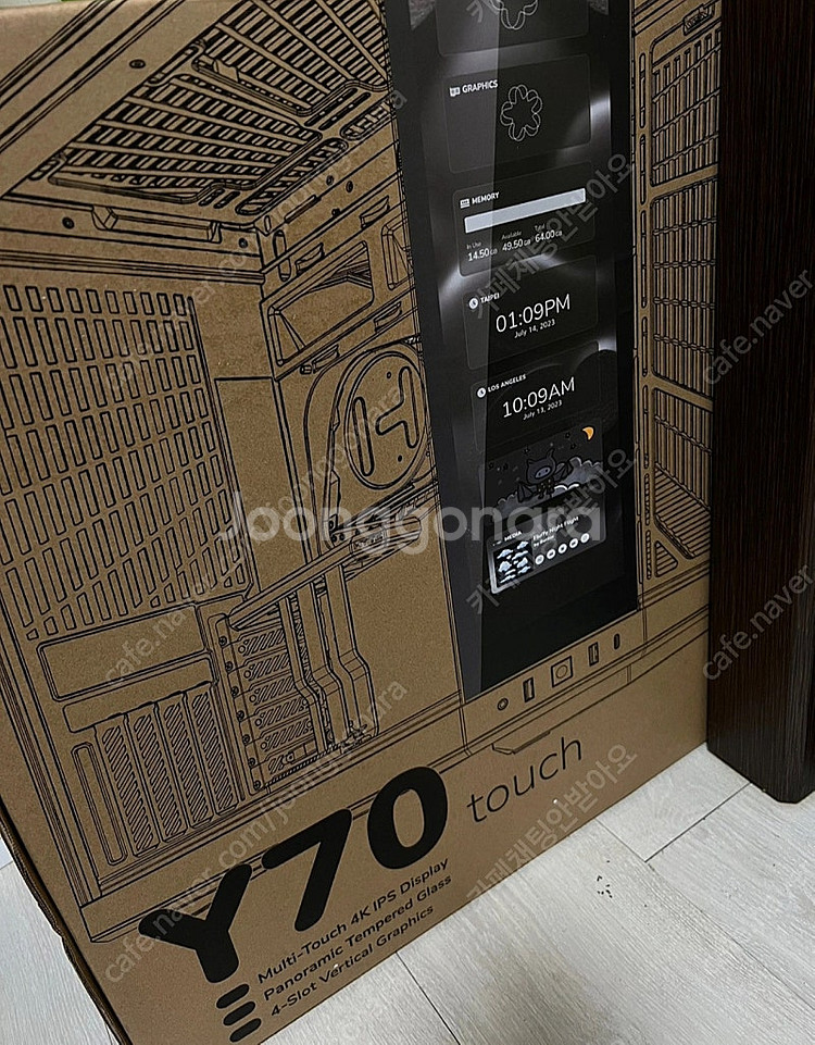 [새상품] HYTE Y70 Touch 4K(블랙) LC...--1