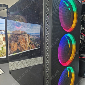 (부산직거래만) 데스크탑 본체 라이젠5-2400G 16G램 SSD256G RX570 8G 그래픽(20만)