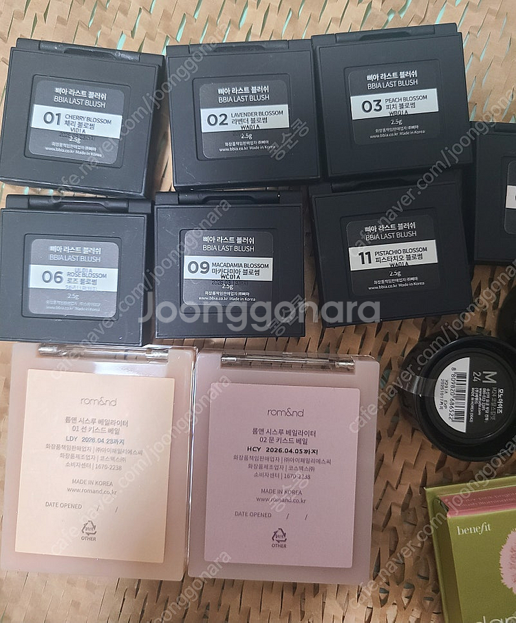 색조화장품 정리 일괄 택포 삐아 롬앤 헤라 베너피트 블...--6