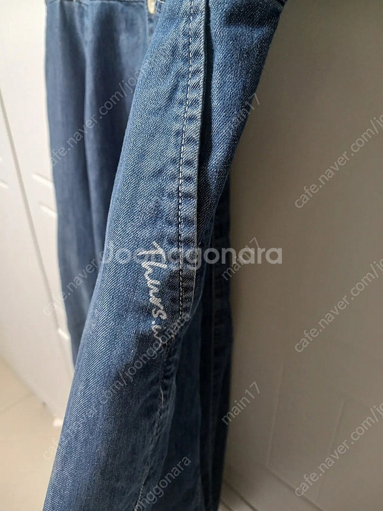 써스데이아일랜드 데님 원피스--5