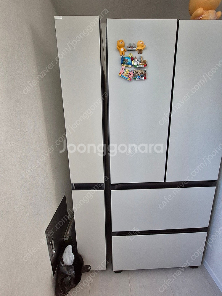 젠우드 냉장고 비스포크 250 빌트인 틈새장 수납장--0