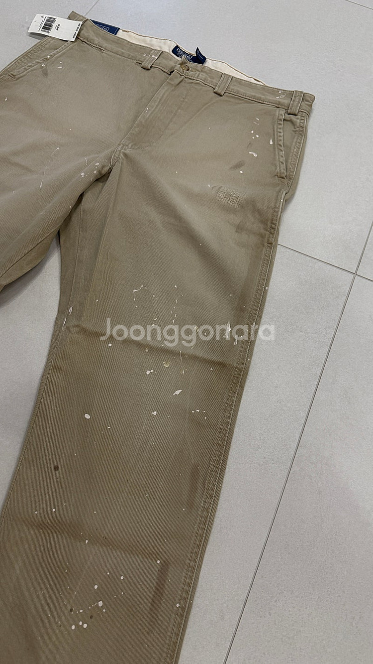 폴로 샐린저 스트레이트핏 치노 팬츠 / 페인트 / 카키...--7
