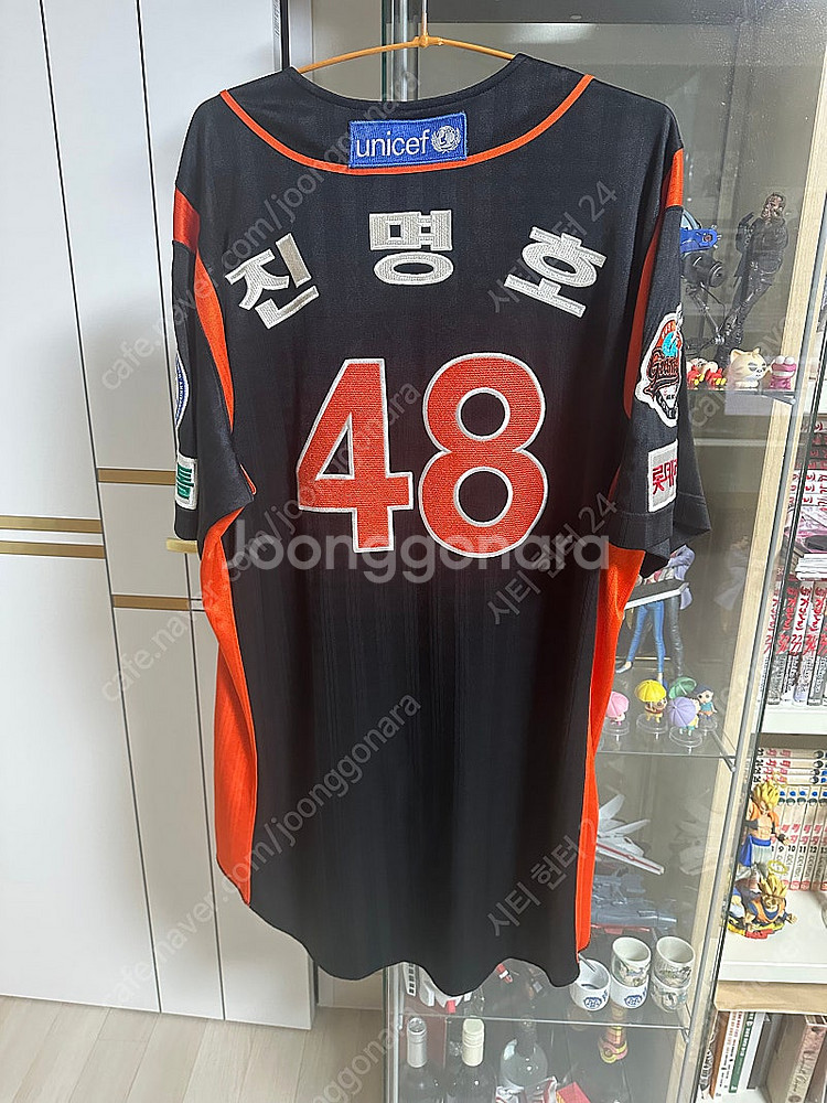 롯데자이언츠 진명호 실착유니폼--0