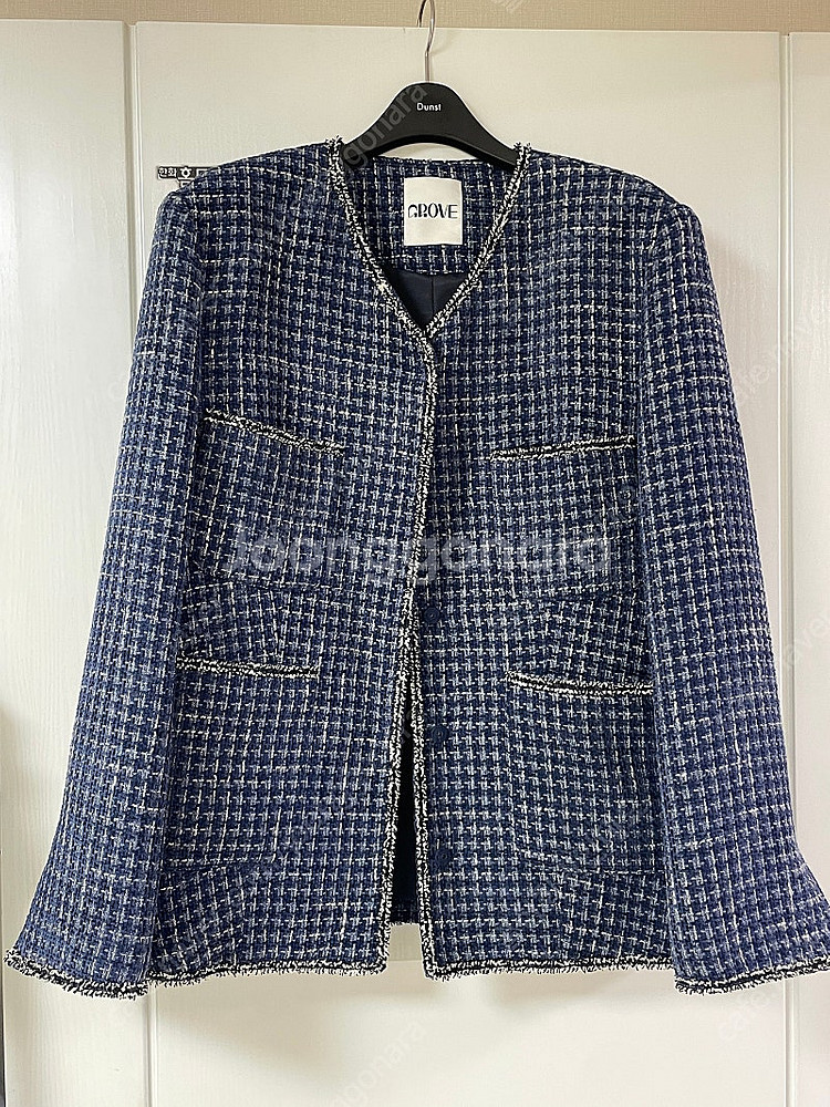 그로브 트위드 자켓 MEIL JACKET 하프코트--3