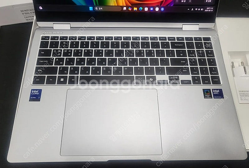 [3개월사용] 삼성전자 갤럭시북5 프로360 울코7/16G/SSD512G/ NT960QHA-KC71S 실버 팝니다--2