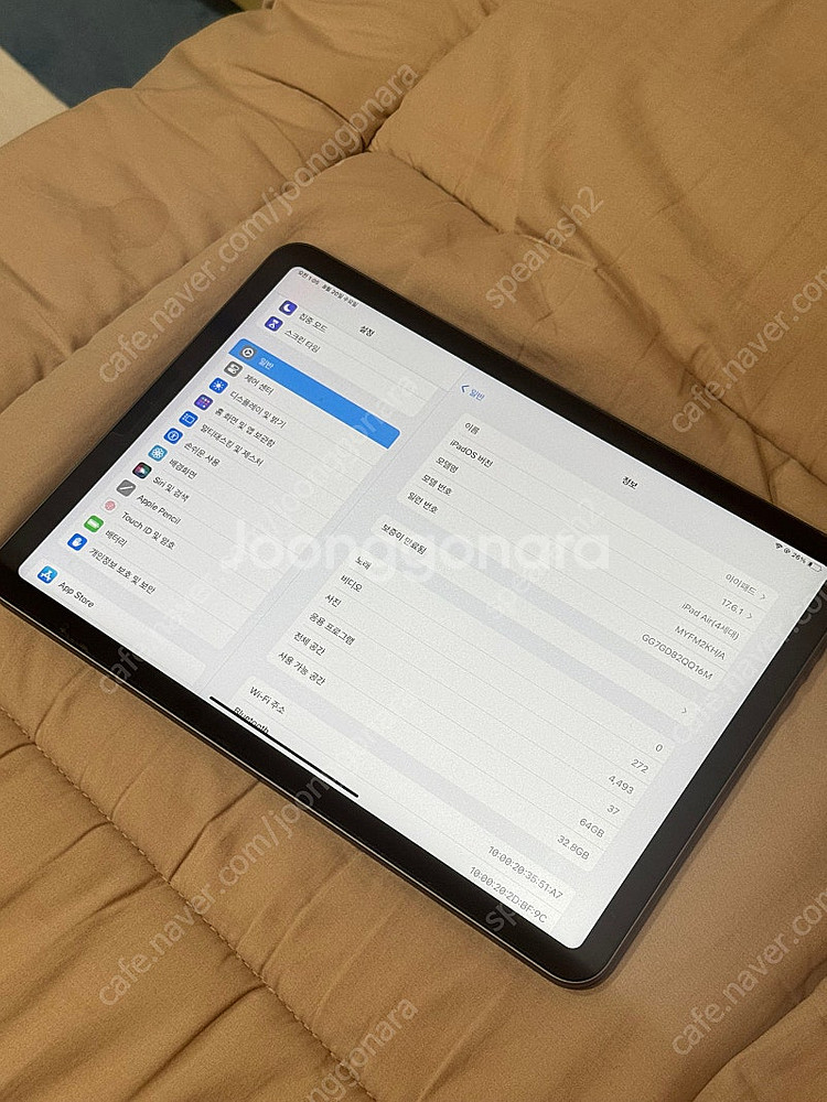 아이패드 에어4 64GB 스페이스 그레이 + 애플펜슬 ...--4