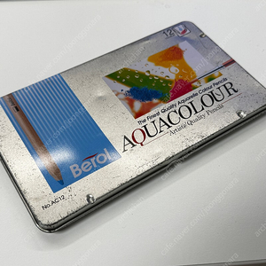 Berol 수채 색연필 12색 Aquacolor 미술 용품