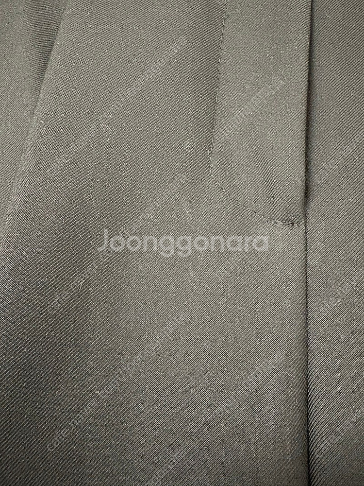 45번가 ONE 핀턱 블랙 와이드 팬츠--3
