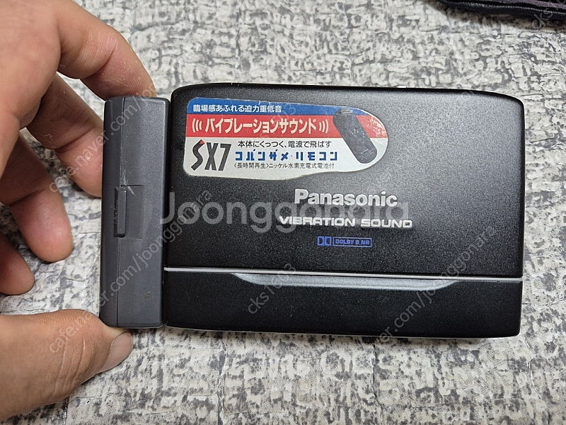 PANASONIC 워크맨 RQ-SX7 블랙색상 정상작동...--1
