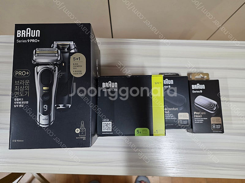 브라운S9+PRO(9566CC), 세정액 5팩, 프로컴...--0