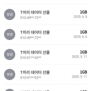 skt 데이터 2기가