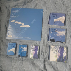 파란노을 싸인 lp, cd, tape