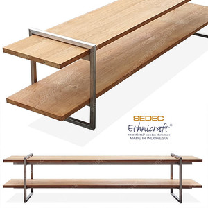 세덱(SEDEC) 에쓰니크래프트(Ethnicraft), 티크(Teak) 원목 거실 TV장