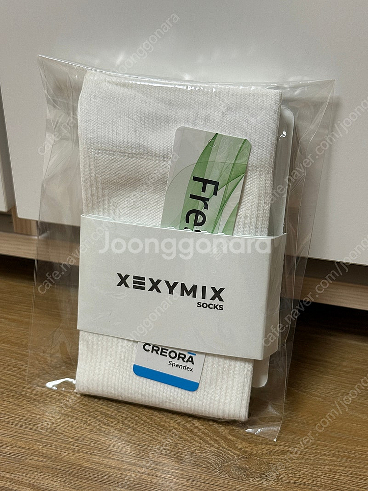 젝시믹스 RX 프레시 컴프레션 니삭스 백아이보리 새상품--0