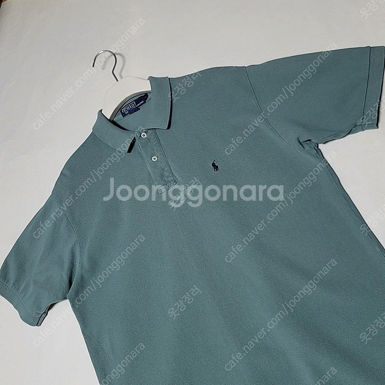 100_폴로 반팔카라티 애쉬그린 랄프로렌 피케 2.5만--3
