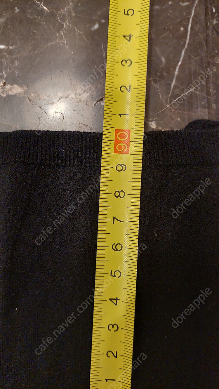 한섬 더캐시미어 [새옷]컬러 라인 포컷 니트 드레스--5