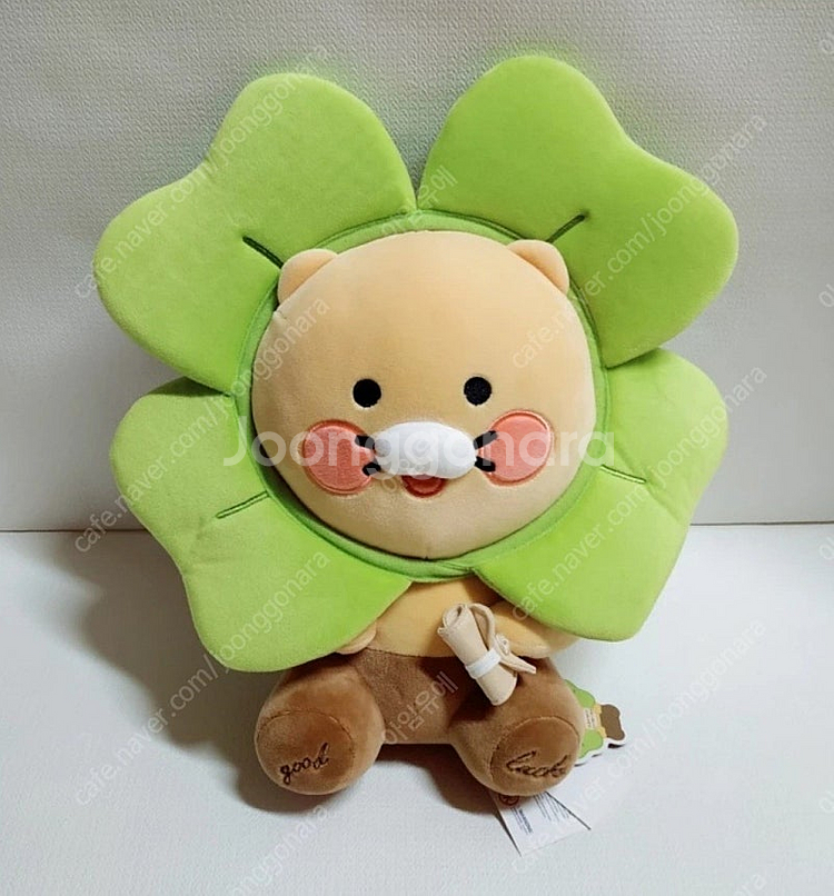 새상품) 카카오 춘식이 빅사이즈 인형 네잎클로버 행운 ...--0