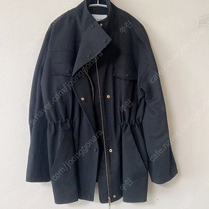 (elborn) 엘보른 사파리 자켓 Hilda Cotton Safari Jacket (Black)