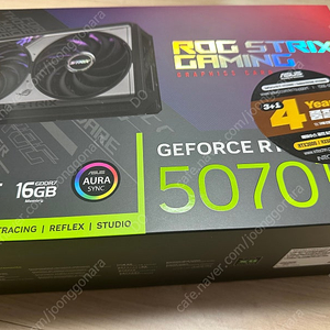 ASUS ROG STRIX 지포스 RTX 5070 Ti OC D7 16GB 인텍앤컴퍼니