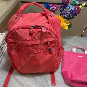 초등 키플링 가방 백팩+아이러브제이 보조가방