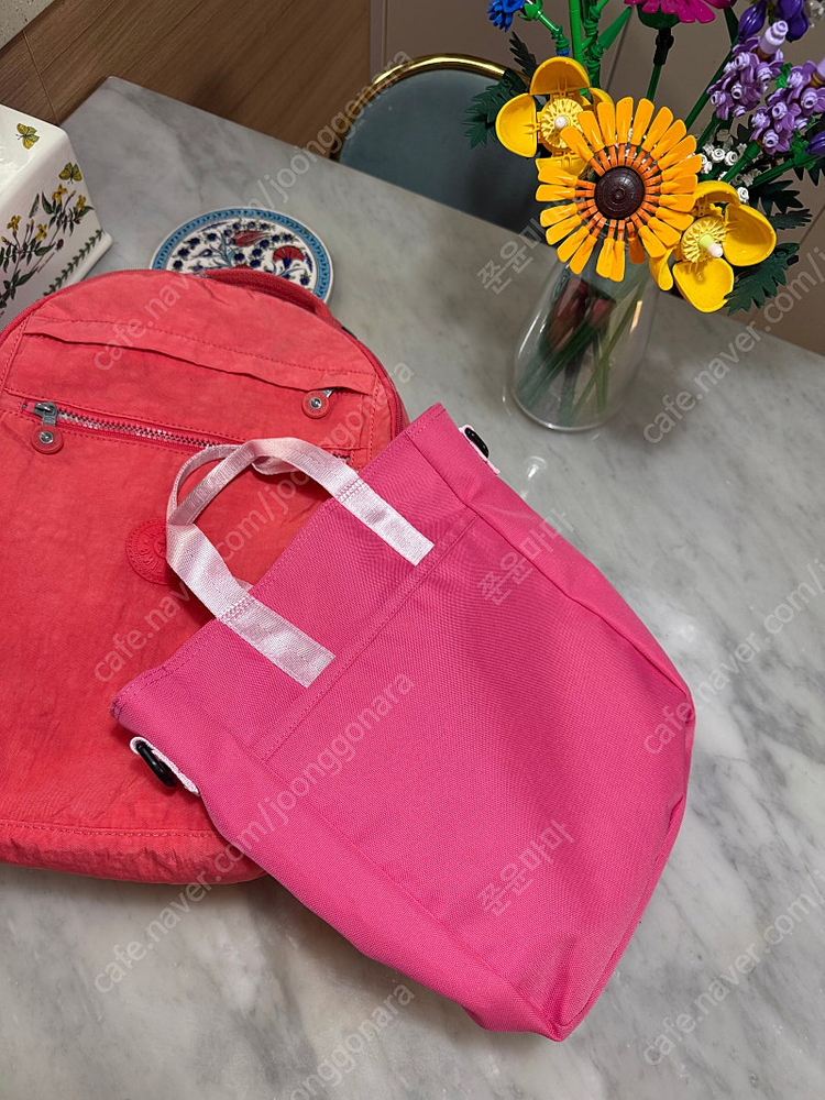 초등 키플링 가방 백팩+아이러브제이 보조가방--4