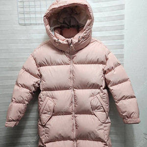 블랙야크 키즈 핑크색 롱패딩 다운점퍼 사이즈 145