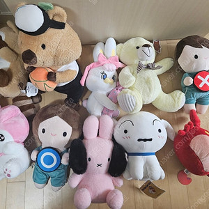 태그달린 새인형 10종(제주 해녀쿼카. 짱구네 흰둥이. 오징어게임. 미피. 에스더버니. 마이멜로디 등)