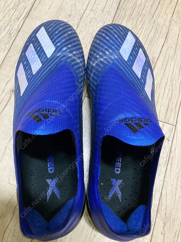 아디다스 액스 퓨어스피드 245mm 최상급 축구화 이미지