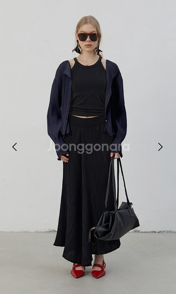 (새상품) J.Chung/ Ziggle Pleats C...--0