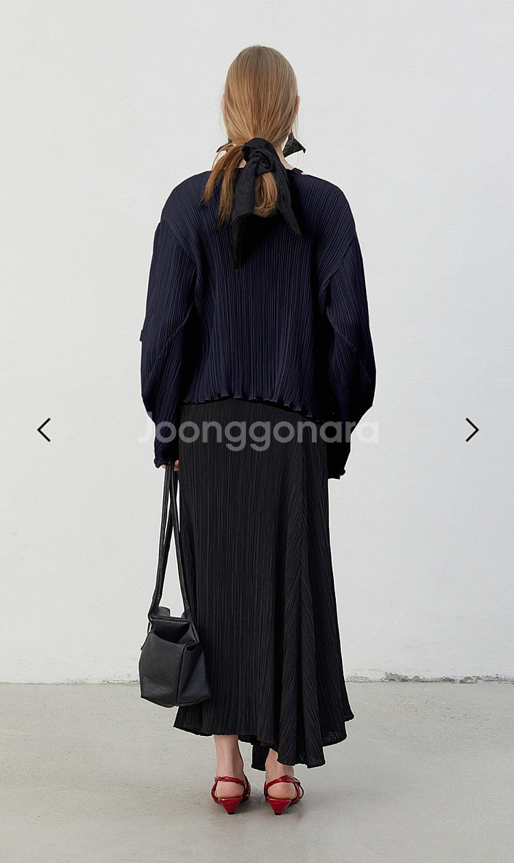 (새상품) J.Chung/ Ziggle Pleats C...--1