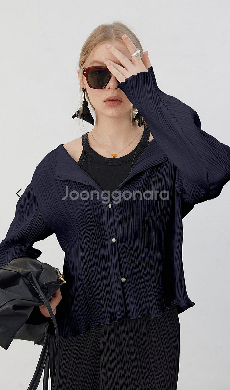 (새상품) J.Chung/ Ziggle Pleats C...--2