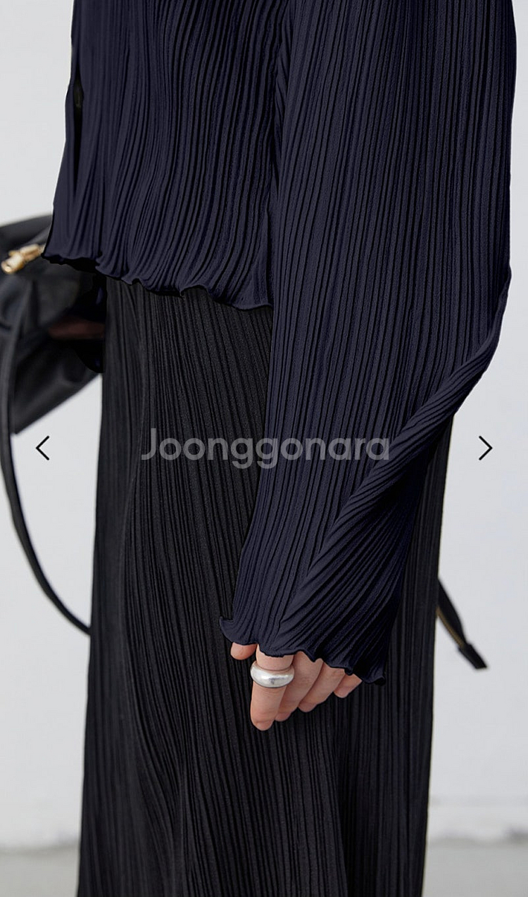 (새상품) J.Chung/ Ziggle Pleats C...--4