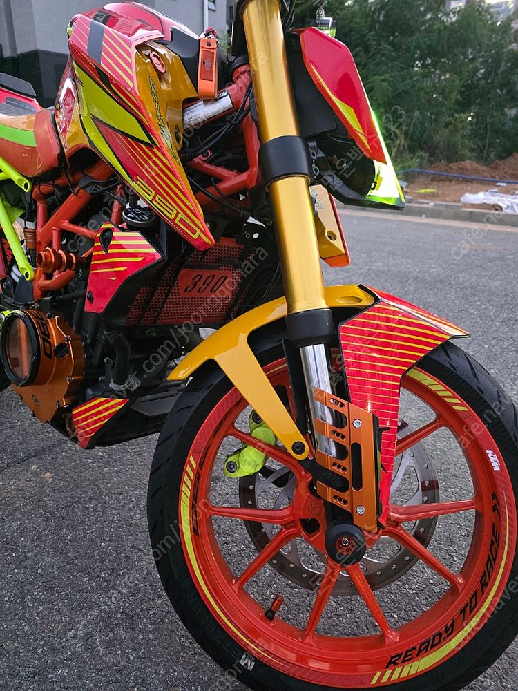 1of1 world KTM Duke390 풀튜닝 듀크 팝니다.(듀크390)/무꿍/무판/무칠 키로수민트 이미지