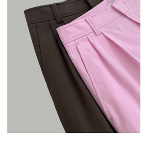 KAILEE/ 렌스토어/ cropped cotton pants/ 카키/ M사이즈
