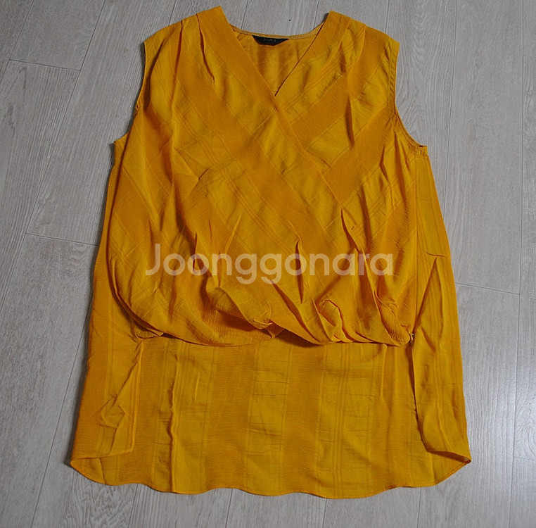 타임 슬리브리스 블라우스 82-94-160사이즈--0