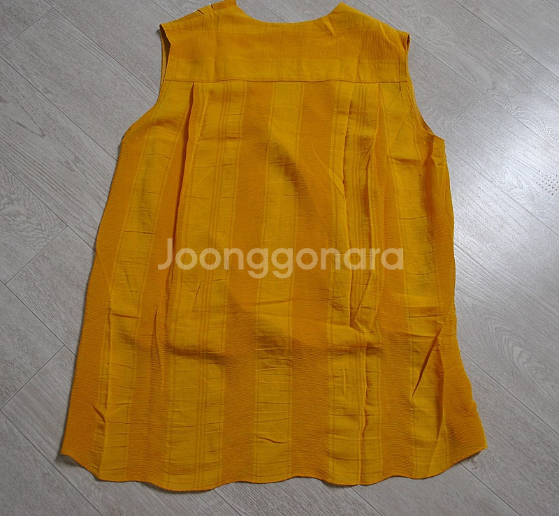 타임 슬리브리스 블라우스 82-94-160사이즈--1