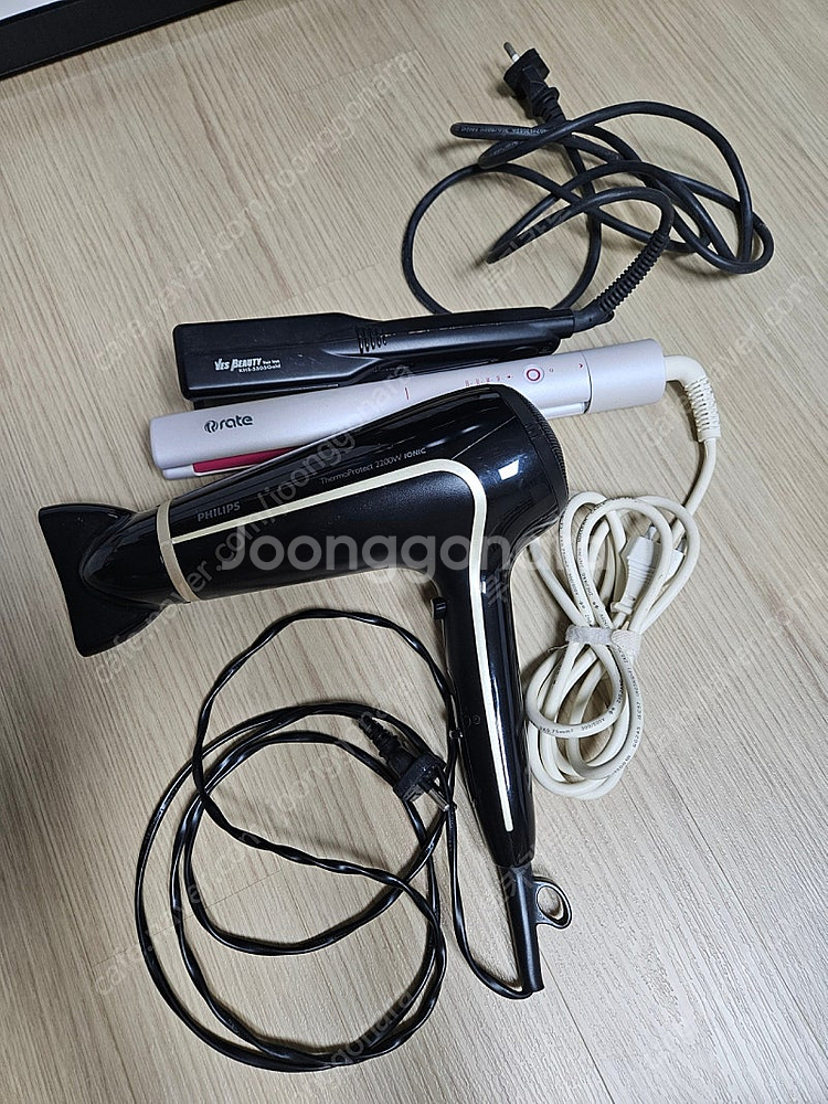필립스 드라이기,고데기2개 일괄 판매해요--0