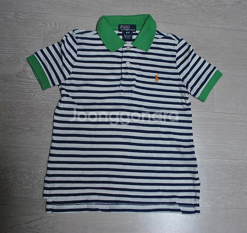 폴로랄프로렌 4T, 4세옷 티셔츠3개, 타미힐피거 티셔츠1개--2