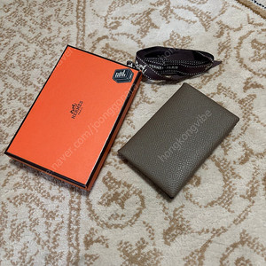 에르메스 Hermes 칼비 카드홀더 에토프