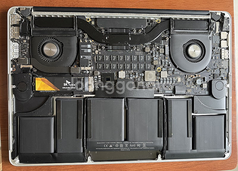 애플 맥북프로 15인치 1TB 배터리 교체 (2014,--3