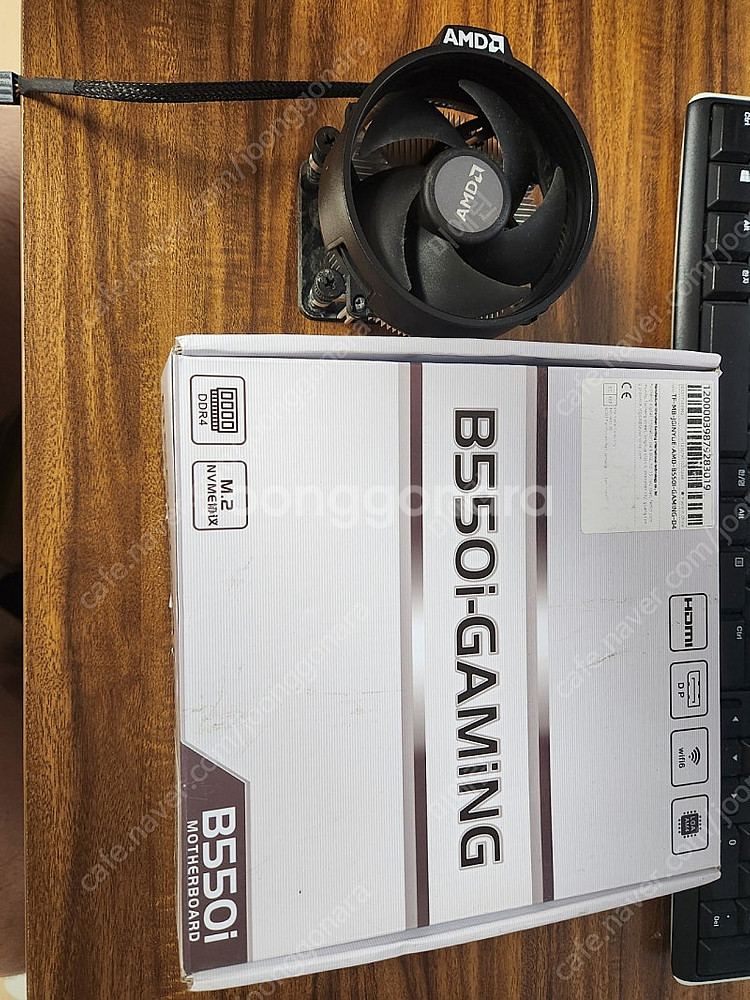 JGINYUE B550I itx 게이밍 보드+2600 ...--8
