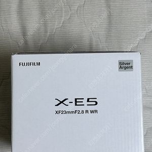 후지필름 X-E5 XF23mmF2.8 R WR 실버 렌즈킷