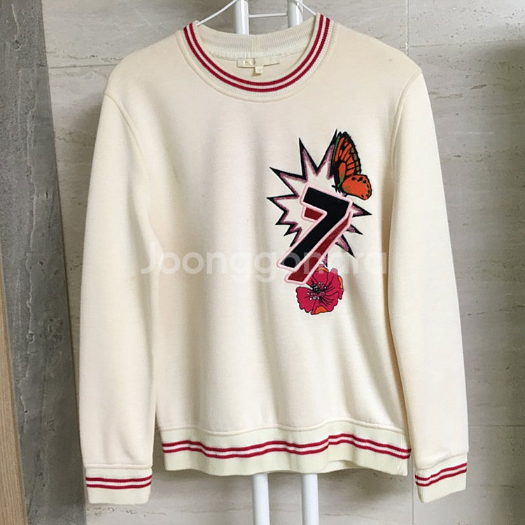 Maje 마쥬 자수 스웻 맨투맨 티셔츠 55--0