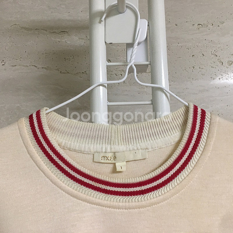 Maje 마쥬 자수 스웻 맨투맨 티셔츠 55--1