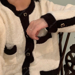 오이니 클로버 가디건