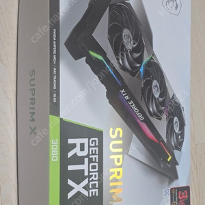 MSI 3080 10G 슈프림 X 박스풀