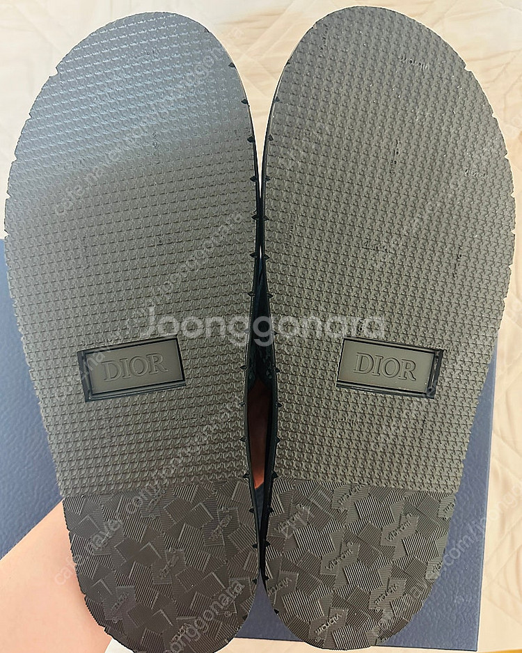 [43] 디올 X 데님 티어스 컬렉션 아쿠아 샌들--3